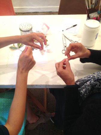 atelier de création textile participatif