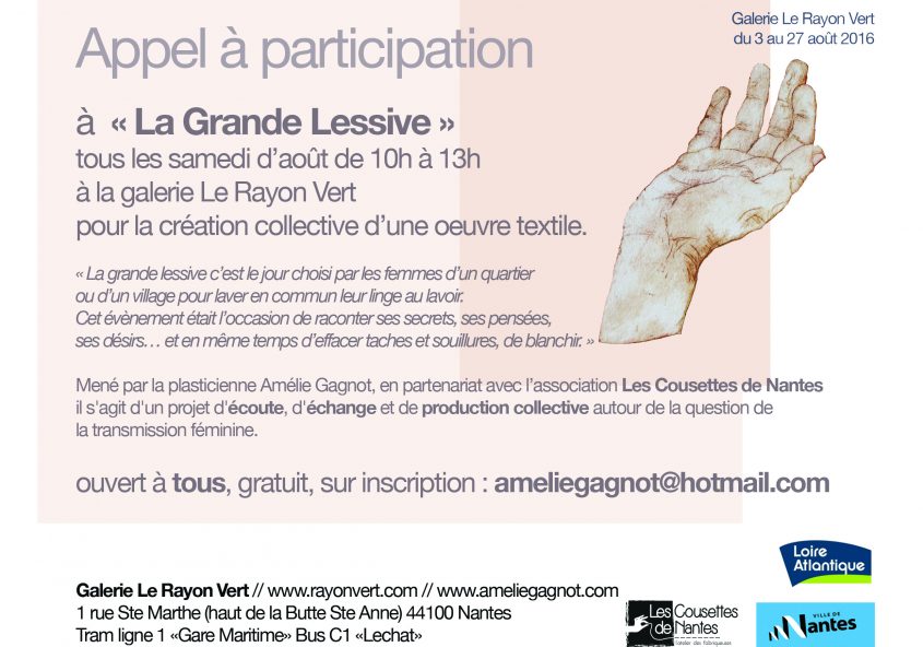 atelier de création textile participatif